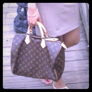Authentic Louis Vuitton Speedy 35 Tote Bag